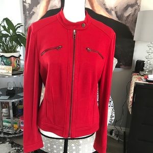 Red Alfani Knit Jacket